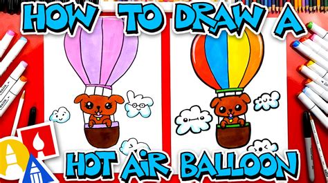 art for kids hub hot air balloon